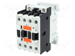 Contactor: 3-pole; NO x3; Auxiliary contacts: NO; 230VAC; 9A; DIN
