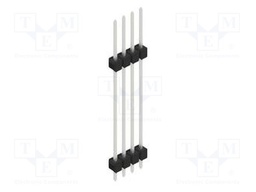Connector: pin strips; pin header; male; PIN: 4; 2.54mm; THT; 1x4