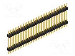 Connector: pin strips; pin header; male; PIN: 36; 1.27mm; THT; 1x36
