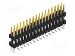 Connector: pin strips; pin header; male; PIN: 34; 2.54mm; SMT; 2x17