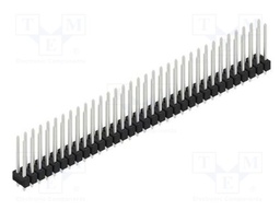 Connector: pin strips; pin header; male; PIN: 66; 2.54mm; THT; 2x33