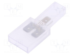 Connector: terminal block; 6.3x0,8mm connectors; max.75°C; 300V
