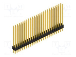 Connector: pin strips; pin header; male; PIN: 52; 1.27mm; THT; 2x26
