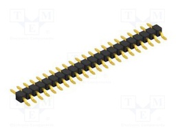 Connector: pin strips; pin header; male; PIN: 22; 2.54mm; SMT; 1x22