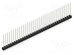 Connector: pin strips; pin header; male; PIN: 34; 2.54mm; THT; 1x34