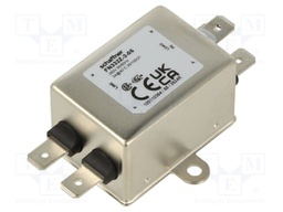 Filter: anti-interference; single-phase; 250VAC; Cx: 15nF; screw