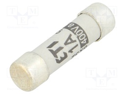 Fuse: fuse; gG; 1A; 400VAC; cylindrical,industrial; 8x31mm