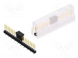 Connector: pin strips; pin header; male; PIN: 20; 2.54mm; SMT; 1x20