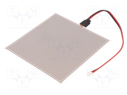 EL tape; L: 100mm; Colour: blue-green; 110V; -30÷70°C; 46cd/m2