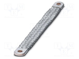 Ground strap, length: 100 mm, for M4 screws
