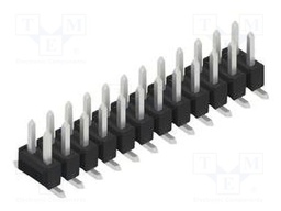 Connector: pin strips; pin header; male; PIN: 24; 2.54mm; SMT; 2x12