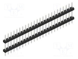 Connector: pin strips; pin header; male; PIN: 24; 2mm; THT; 1x24