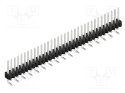 Connector: pin strips; pin header; male; PIN: 34; 1.27mm; SMT; 1x34