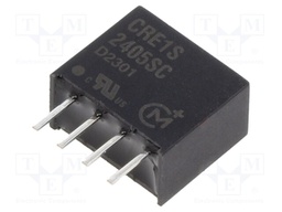 Converter: DC/DC; 1W; Uin: 21.6÷26.4V; 5VDC; Iout: 200mA; SIP4