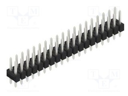 Connector: pin strips; pin header; male; PIN: 38; 2.54mm; THT; 2x19