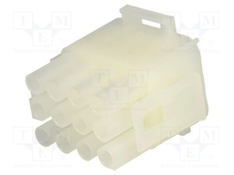 Plug; wire-wire; male/female; NLS; 6.35mm; PIN: 12; Layout: 3x4; 600V