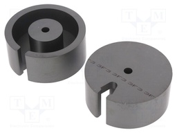 Core: ferrite; P; Mat: 3F3; 12350nH; 550g; 88200mm3; 717mm2; B: 7.26mm