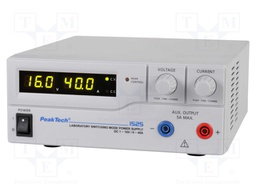 Power supply: laboratory; single-channel,adjustable; 1÷16VDC