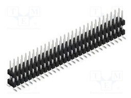 Connector: pin strips; pin header; male; PIN: 58; 2.54mm; SMT; 2x29