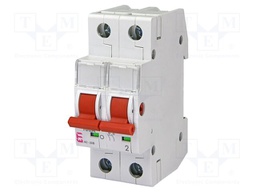 Switch-disconnector; Poles: 2; for DIN rail mounting; 100A; IP20