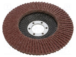 Flap grinding wheels; Ø: 125mm; Øhole: 22.2mm; Granularity: 36