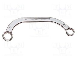 Wrench; box,bent; 11mm,13mm; tool steel; thin walled; L: 150mm