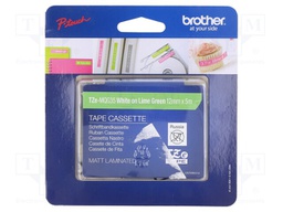 Tape; Width: 12mm; Colour: green; Character colour: white; L: 5m