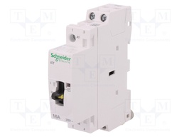 Contactor: 2-pole installation; NO x2; 220VAC; 16A; DIN; ICT; 500V