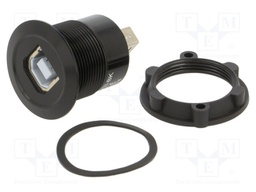 Adapter; USB A socket,USB B socket; USB 2.0; Thread: M22; 1÷10mm