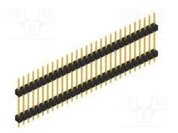 Connector: pin strips; pin header; male; PIN: 29; 2.54mm; THT; 1x29