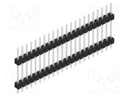 Connector: pin strips; pin header; male; PIN: 22; 2.54mm; THT; 1x22