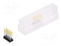 Connector: pin strips; pin header; male; PIN: 10; 2.54mm; SMT; 2x5
