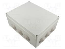 Enclosure: junction box; X: 240mm; Y: 90mm; Z: 190mm; wall mount; ABS