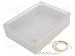Enclosure: multipurpose; X: 165mm; Y: 220mm; Z: 60mm; Ritec; IP65