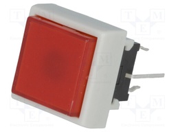 Switch: keypad; Pos: 2; DPDT; 0.1A/30VDC; red; Illumin: LED; red; 1.5N
