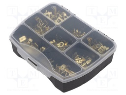 Kit: connectors; crimped; for cable; non-insulated; 180pcs.