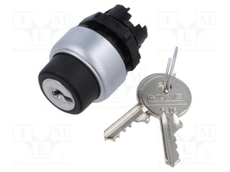 Switch: rotary with ID-key; 22mm; Stabl.pos: 2; IP66,IP67,IP69K