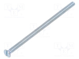 Screw; M3x60; DIN: 963A; Head: countersunk; slotted; steel; zinc