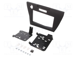 Radio mounting frame; Honda; 2 DIN; black