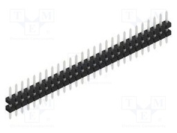 Connector: pin strips; pin header; male; PIN: 27; 2mm; THT; 1x27