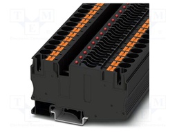 Splice terminal: rail; 25A; 12V; push-in; PA; L: 49.5mm; 0.5÷16mm2