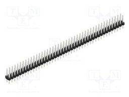 Connector: pin strips; pin header; male; PIN: 86; 2mm; THT; 2x43