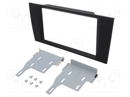 Radio mounting frame; Audi; 2 DIN; black