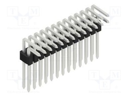 Connector: pin strips; pin header; male; PIN: 26; 1.27mm; THT; 2x13
