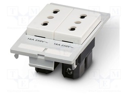 Socket insert, material: PA, connection method: Screw connec