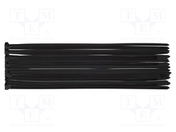 Cable tie; L: 300mm; W: 7.6mm; black; 50pcs; EXTREME