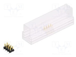 Connector: pin strips; pin header; male; PIN: 8; 2.54mm; SMT; 2x4