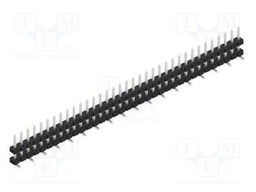 Connector: pin strips; pin header; male; PIN: 35; 2mm; SMT; 1x35