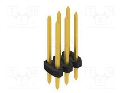 Connector: pin strips; pin header; male; PIN: 6; 2mm; THT; 2x3; 100V