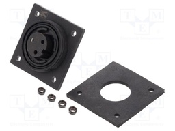 Connector: circular; socket; female; PIN: 6; 5A; 277V; low profile